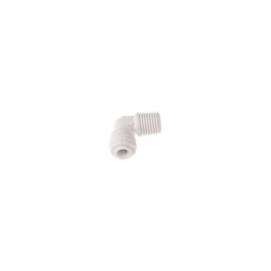 John Guest Elbow Adapter 1/8" M x 1/4" Tube.