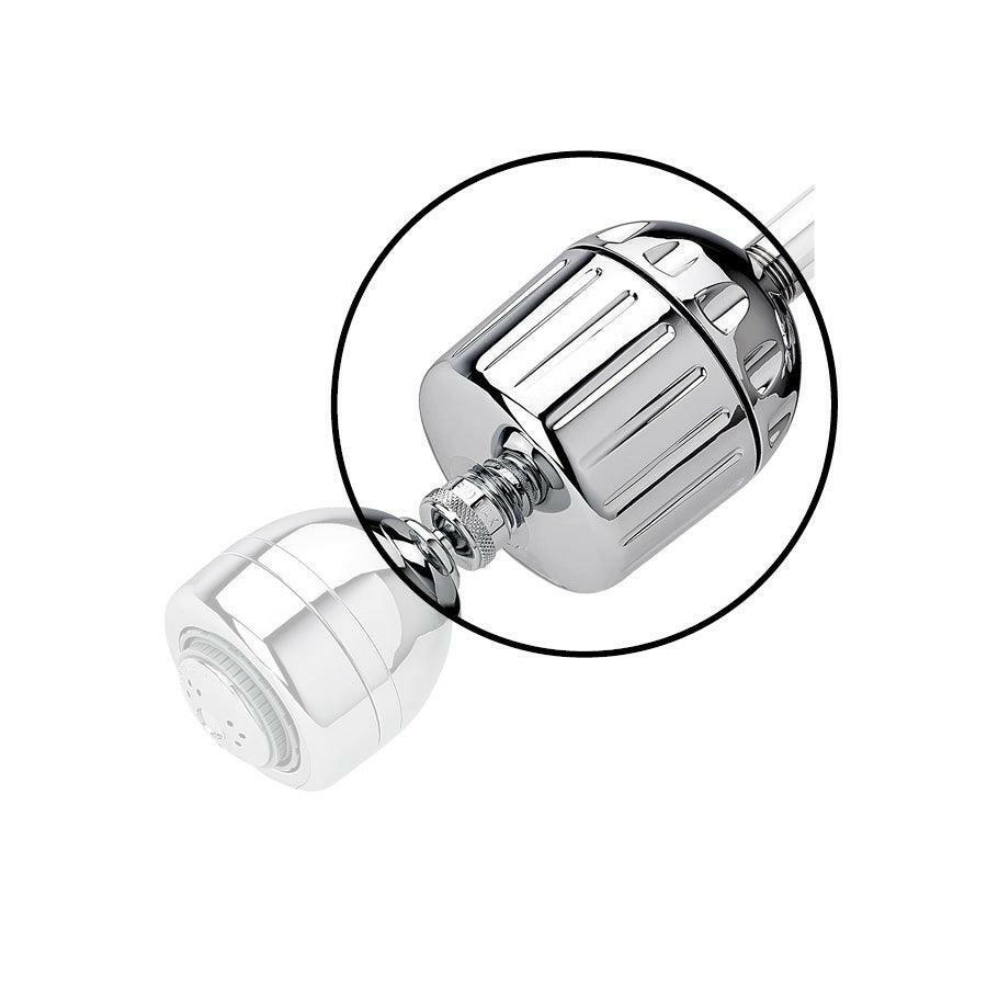 "Sprite" High Output Shower Filter includes Elbow Adapter.
