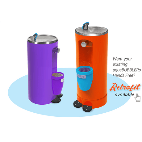 Classic AquaBubbler Pedal Operated Drinking Tap.