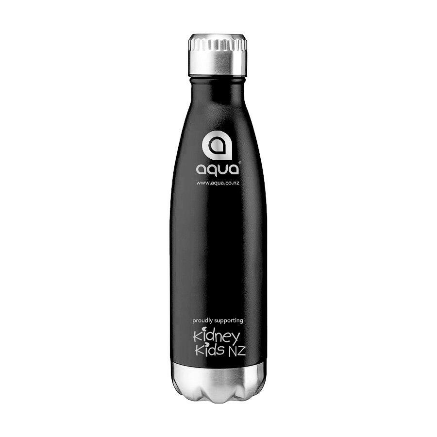 Aqua Stainless Steel Drink Bottle Hot & Cold - 500ML.