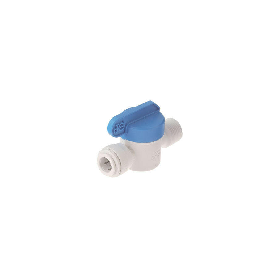 John Guest Shut Off Valve 3/8" M x 3/8" Tube.