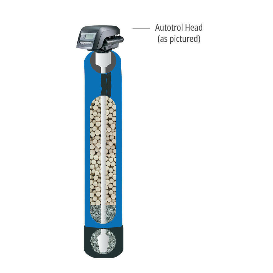 Nitrate Removal System with Autotrol Head.