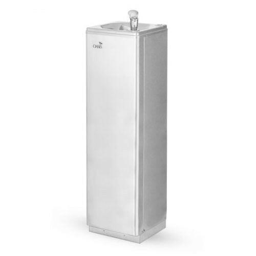 Oasis Manual Compact Floor Free-Standing Drinking Fountain.