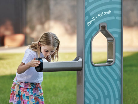 Meetpat Permanent Refill Station - Ground Mounted.