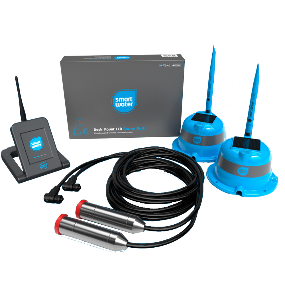 Tank Smart Water Starter Pack with Wall Mount LCD.