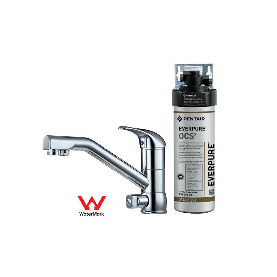 Under Bench Everpure Filter System with Mixer - Commercial Grade.