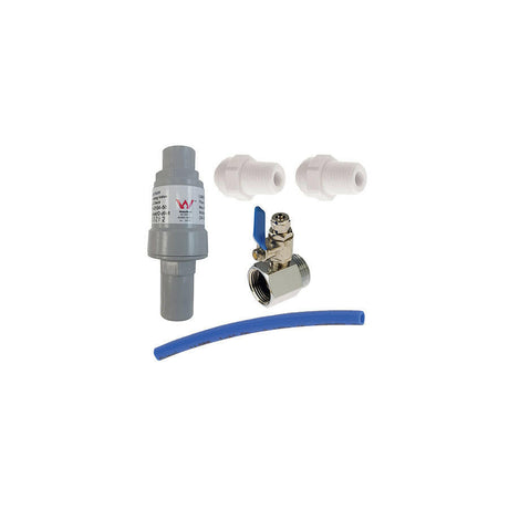 Under Bench Plumbing Kit with Take Off Valve.