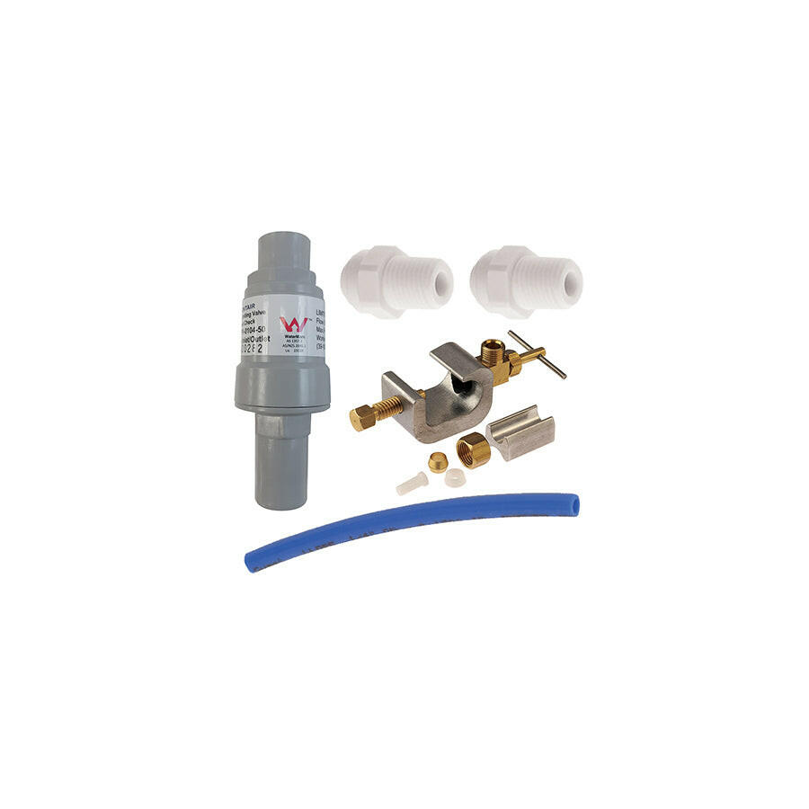 Under Bench Plumbing Kit with Take Off Valve.