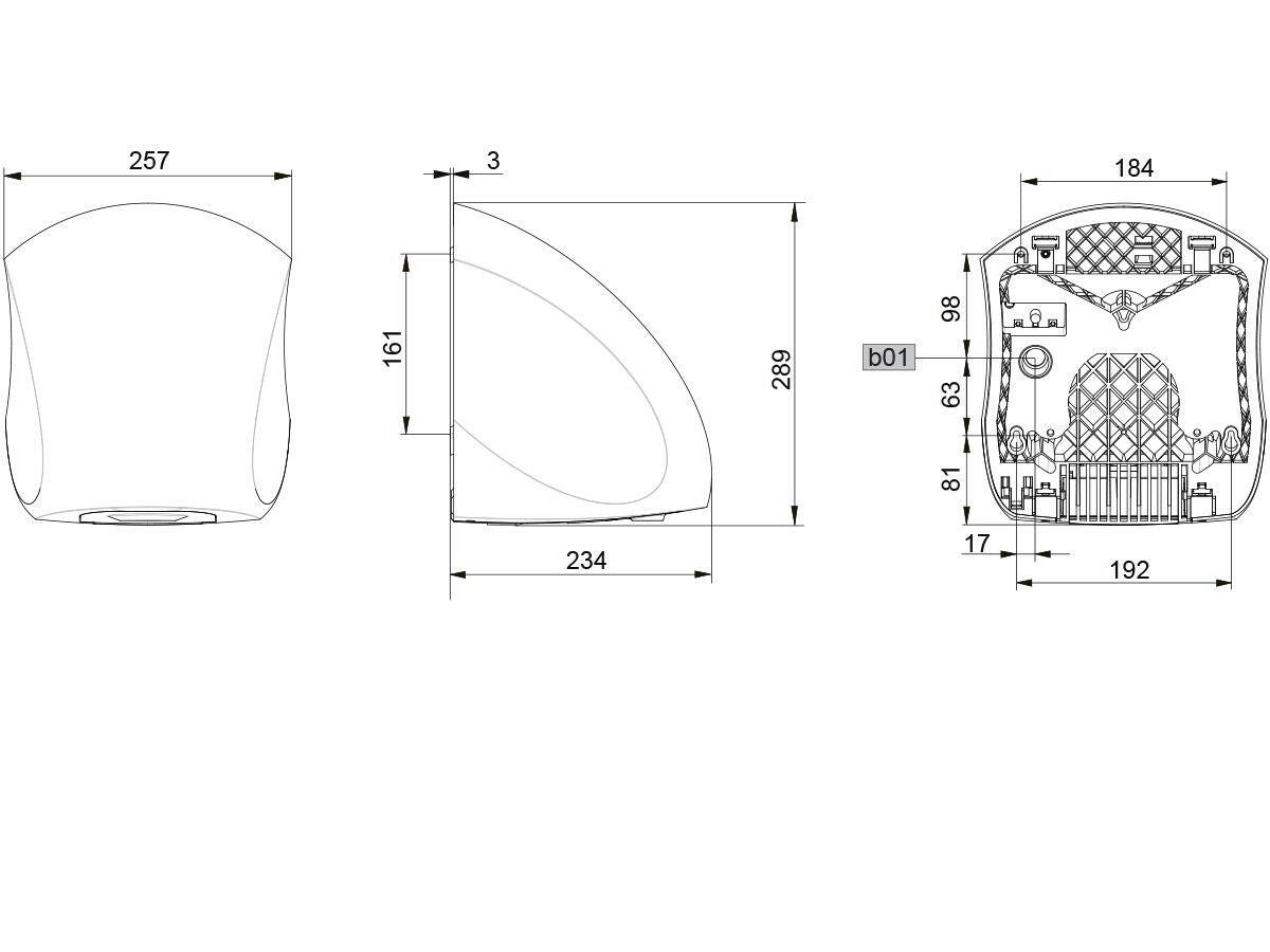 Stiebel Eltron Ultronic Hand Dryer.