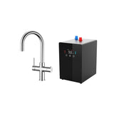 Aqua Boiler and Ambient Filtered 4-in-1 Curved Spout Mixer