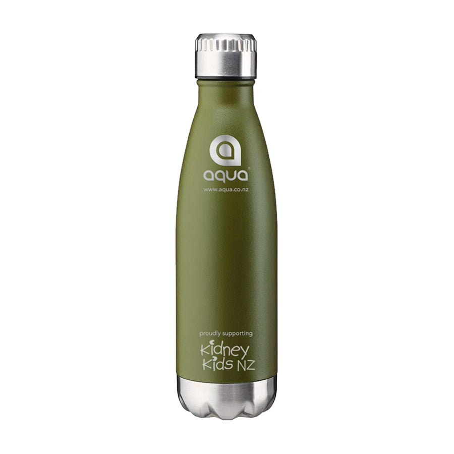 Aqua Stainless Steel Drink Bottle Hot & Cold - 500ML