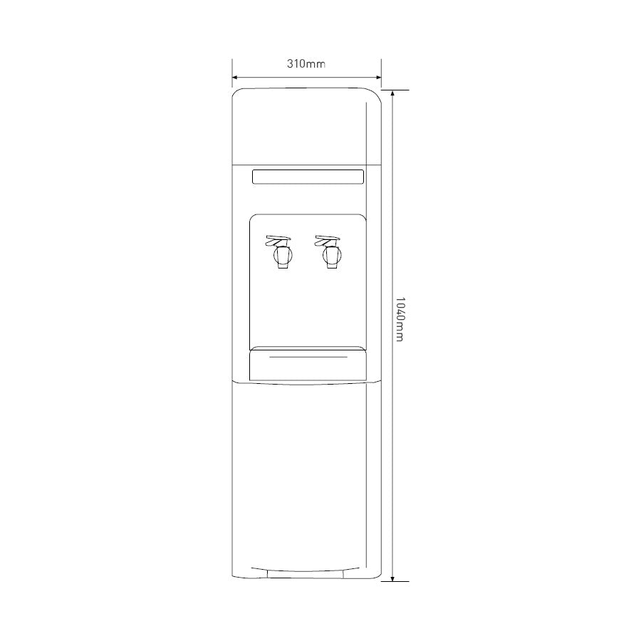 Waterworks “Classic” Bench Top Bottle Water Cooler