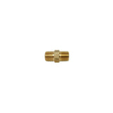 Hex Nipple - Brass.