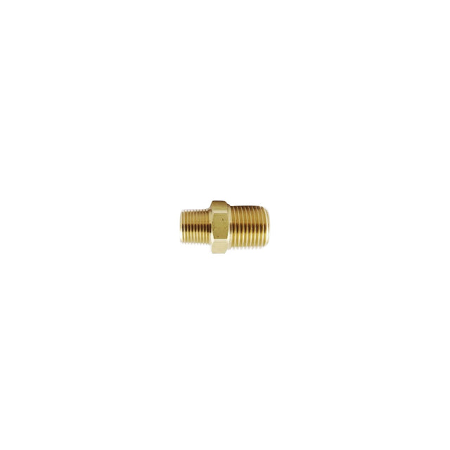 Hex Reducing Nipple 1/2" x 3/8" (Brass)