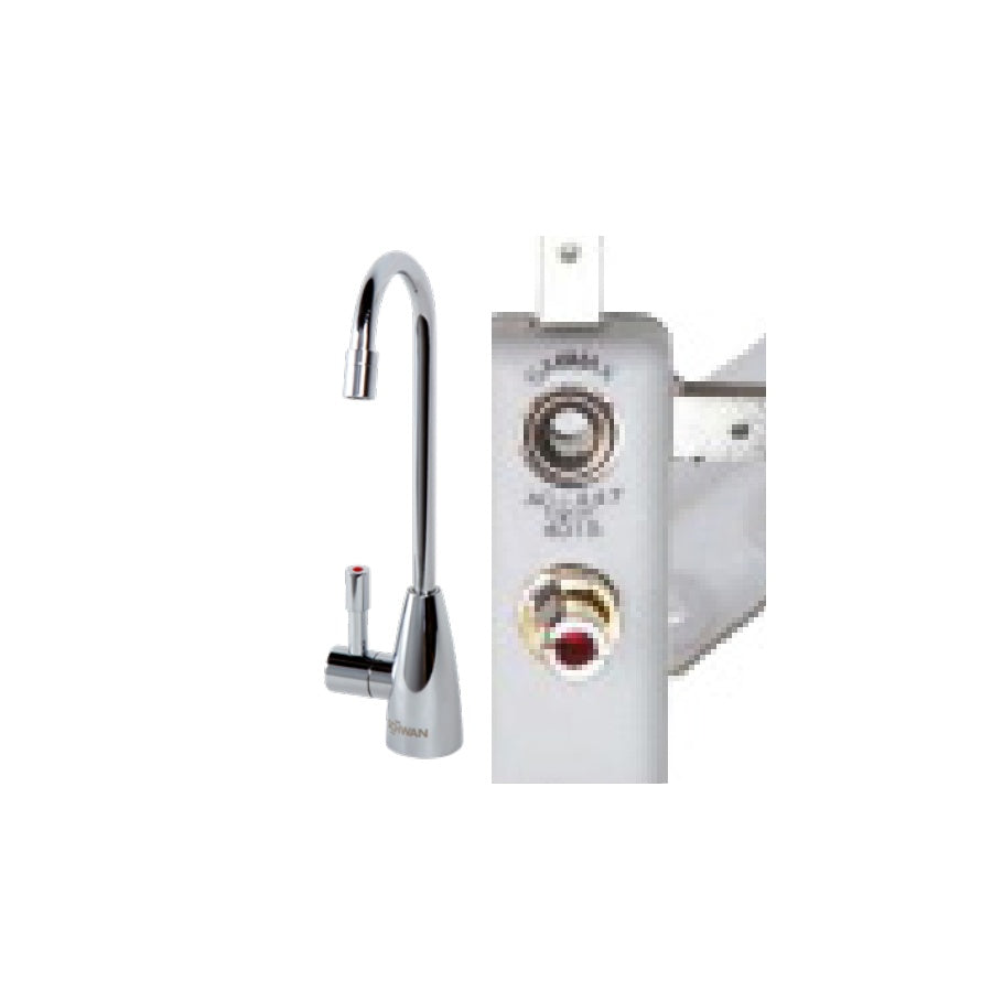 SCHWANÂ®SCHWANÂ®SC30E Hot/Cold System with "Hot & Cold" Tap | Matt Black