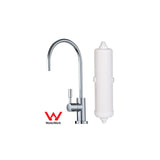 Under Bench GAC Water Filter System with PLV & "Titanium" Faucet (IFGAC-L)