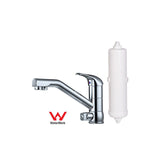 Under Bench GAC Water Filter System with PLV & Tri Flow “Designer” Mixer (IFGAC-L)