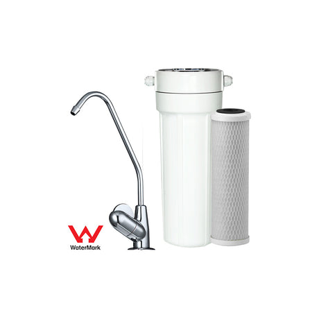 Under Bench Water Filter System with PLV & "Classic" Faucet (CBS-05)