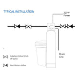 Water Softener System with Magnum Head.